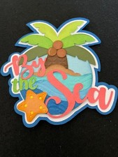 SUMMER FUN By the Sea Title premade paper piecing scrapbook diecut 3D