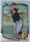 Konnor Griffin 2025 Bowman Chrome Silver Mojo Refractor Prospect Card BDC-102