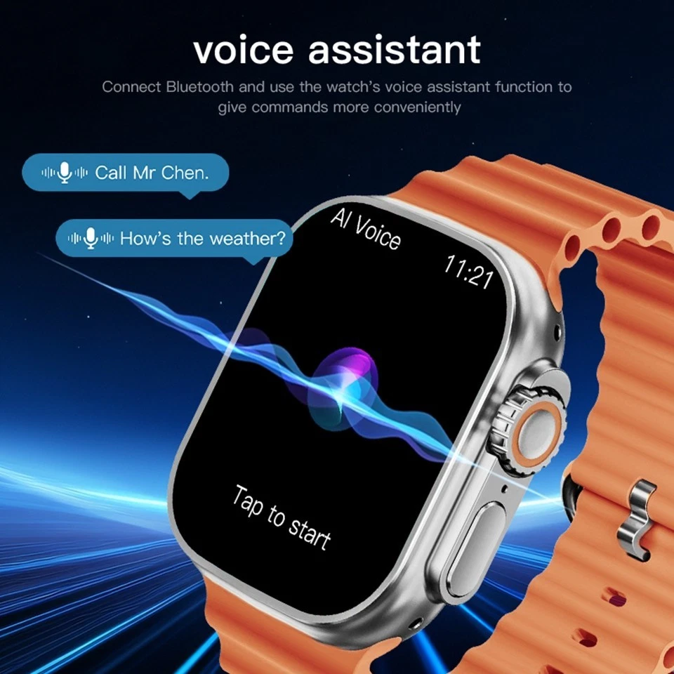 Smart Watch For Men/Women Waterproof Smartwatch Bluetooth For iPhone Android New - Image 4 of 4