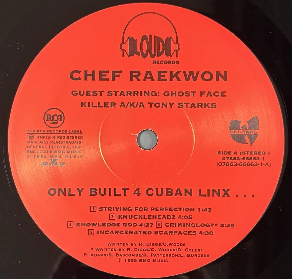 Chef Raekwon Only Built 4 Cuban Linx... 1995 US Original 2LP Ghost Face Killer - Image 3 of 4