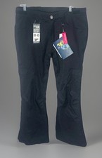 Boulder Gear Black Ski Snowboard Skinny Flare Pants 2533R Women 14 NWT MSRP 150