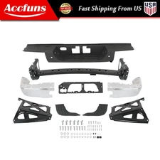New Chrome Rear Step Bumper Assembly For Toyota Tundra 2014-2021 W/ Sensor Holes