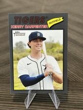 2026 Topps Heritage Kerry Carpenter #343 Dark Grey Border Detroit Tigers