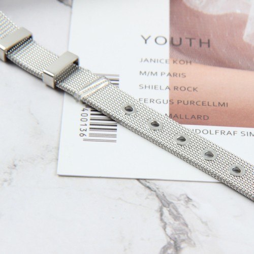 Stainless Steel Mesh Chain Bracelet Mens Metal Bracelets Miss Man - Picture 12 of 12