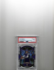 2024 PSA 9 Panini Select JJ McCarthy RC Rookie Swatch White Prizm #/75  🔥