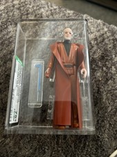 Star Wars Vintage KENNER 1977 Ben Obi-wan Kenobi figure Graded AFA 75 White Hair