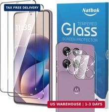 2 2 Pack for Moto G Stylus 2026/2025 Screen Protector with Camera Lens Protector