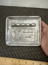 VTG Michigan Governor Willian Bill Milliken 1970-78 Aluminum Ash Tray USA