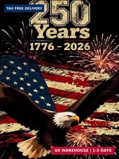 USZDL 250 Years American Flag Diamond Art Kits for Adults,Eagle DIY 5D Diamond P
