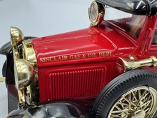 Sinclair Gas & Oil Model A Pumper Die-Cast Coin Bank Repro 1995 Red/Black