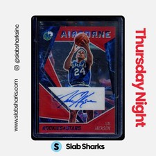 2020 PANINI CHRONICLES #AIR-JJA JIM JACKSON AIRBORNE SIGNATURES RED AUTO