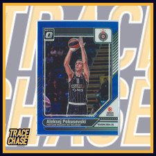 2024-25 Panini Donruss EuroLeague BK Aleksej Pokusevski Optic Blue 33/49 #129