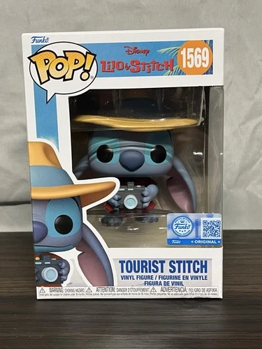 Funko Pop! Vinyl: Disney - Tourist Stitch - Funko (Exclusive) #1569