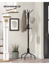 Appendiabiti in Metallo 12 Ganci 4 Gambe Appendi Cappotti Giacche Cappelli Borse