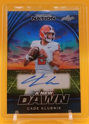 2025 LEAF NATION CADE KLUBNIK AUTO 4/7 Shimmer Autograph /7