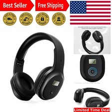 Rechargeable Bluetooth FM Radio Headphones with Memory Function  Comfort Fit