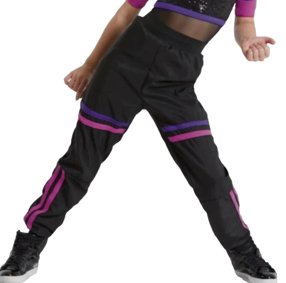 Disfraz de Baile Weissman Adulto Pequeño Negro Bloque de Color Años 80 Hip Hop Halloween Punk Foto 2 de 4