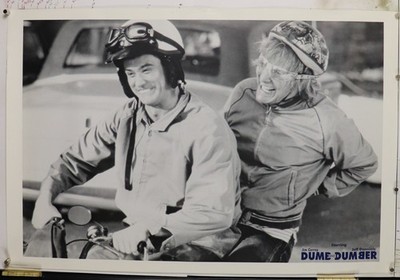 DUMB and DUMBER rare movie B/W poster 24.25''X36'' NOS (b317)