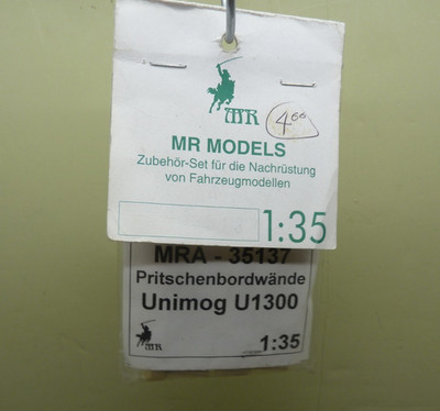MR Modellbau Resin Unimog Side Panels MRA-35137 1/35 Detail Set For Revell Kit
