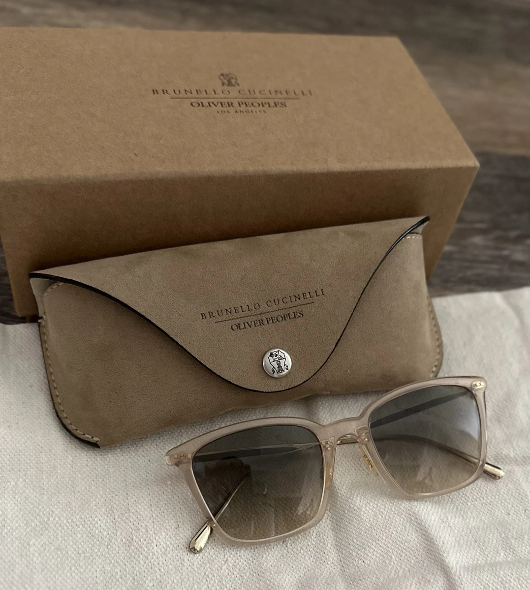 Oliver Peoples XXV Beige Square Sunglasses Italy RX Frames w Case Oliver Peoples OV 5227-S XXV-S Beige Square Sunglasses Women  main image 3