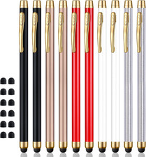 Stylus for Touch Screens, Capacitive Stylus Pen 10 Pcs with 12 Replaceable Ti