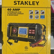 Stanley Re-chargeit 15 Amp Automatic Battery Charger Maintainer New Open Box