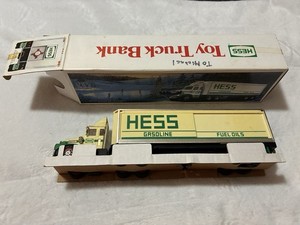 1987 HESS Toy Truck Bank - 3 Barrels