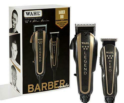 WAHL 8180 Professional Trimmer HERO & Hair Clipper LEGEND 5 Star Barber  Combo 43917101446 | eBay