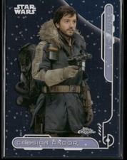 Star Wars Topps Chrome 2024 Card Refractor - Rebel Alliance RA-7 Cassian Andor