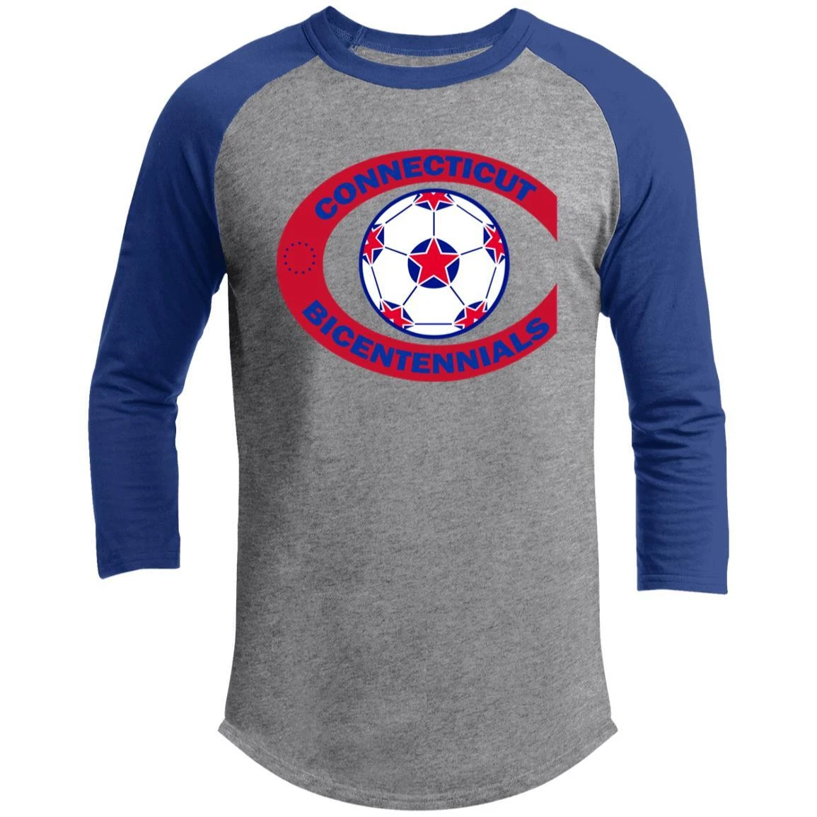Connecticut Bicentennials Raglan Shirt Franchise NASL Soccer
