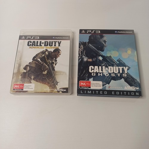 PS3 PlayStation 3 Call of Duty Advanced Warfare & Ghosts Action Military Shooter - Picture 3 of 11