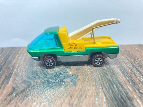 Hot Wheels Heavyweights Tow Truck FREE SHIPPING Green/White 1970 Redline - Picture 4 of 12