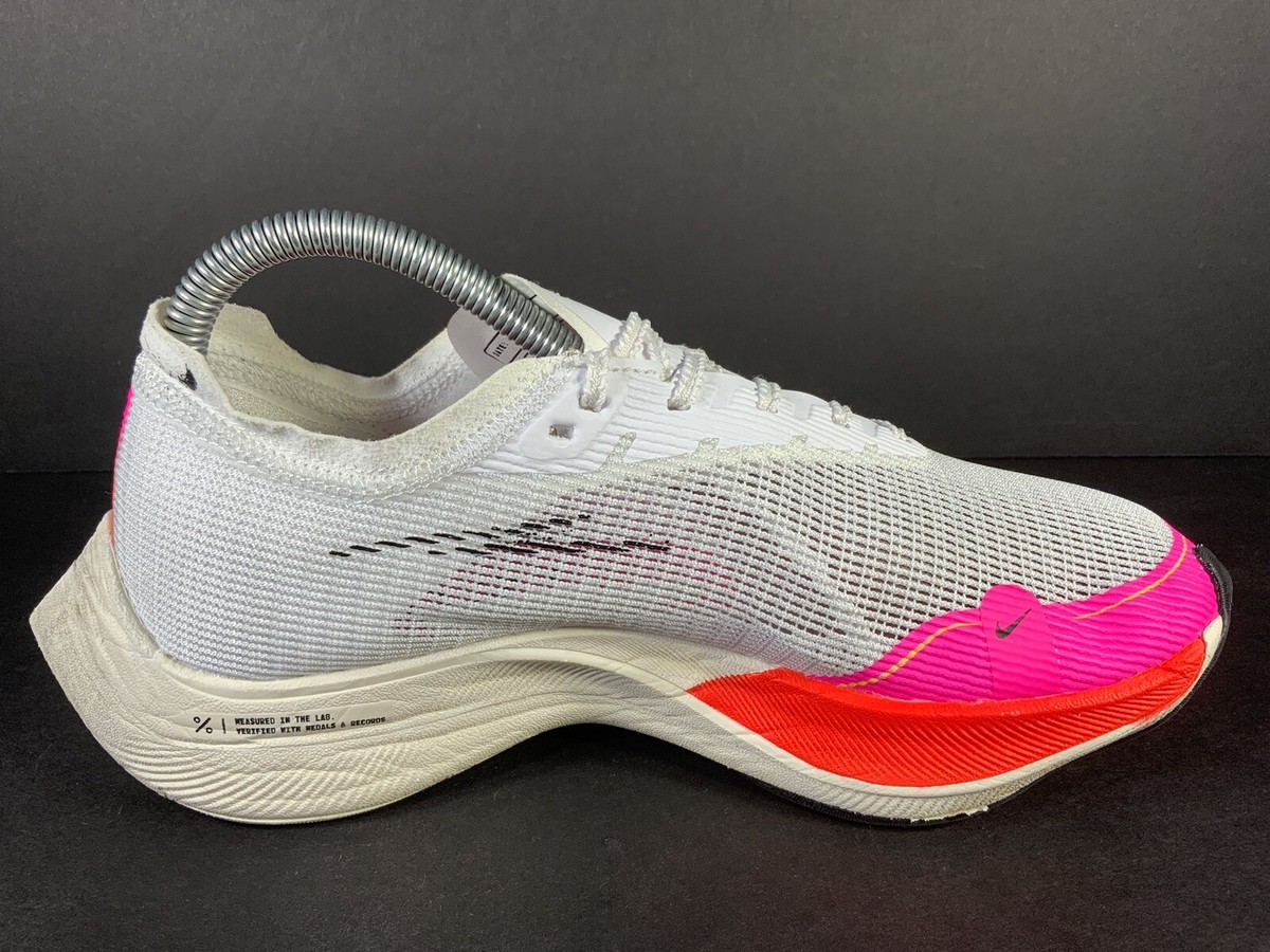 Nike ZoomX Vaporfly Next% 2 Rawdacious White Black Pink Womens