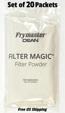 Frymaster Dean OEM Filter Magic Powder 8030002 Set of 20