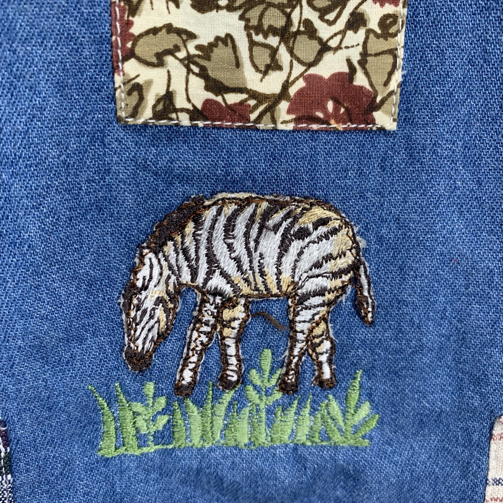 Vintage Casey Max Small Vest Patchwork Quilt Cott… - image 4