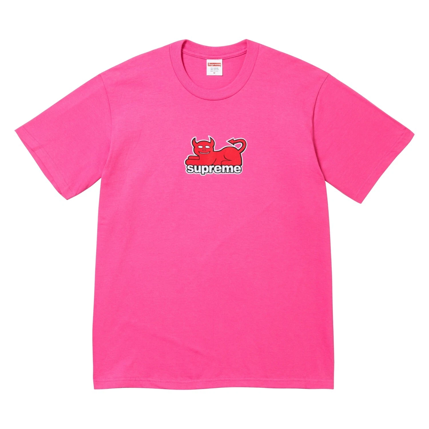 Tee shirt homme Supreme Devil Cat style : Ss24t2