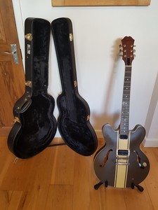 Epiphone Tom Delonge Signature Es 333 Semi Acoustic Electric Guitar Blink 182 Ebay