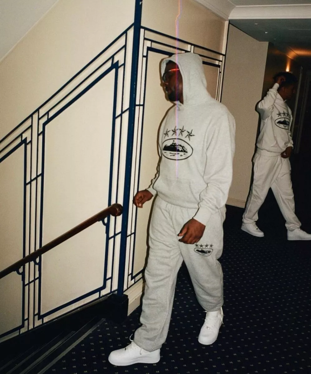 Grey star tracksuit sale