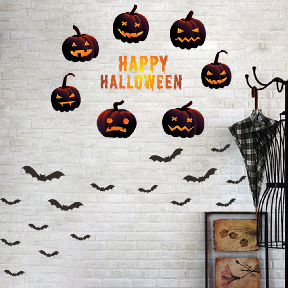 Wall Decal Halloween Theme Stickers Decorations Stickers Halloween Wall