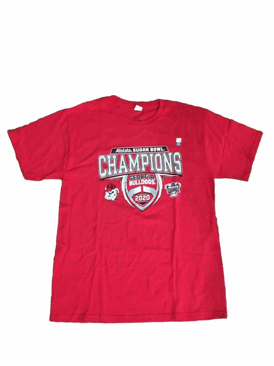 Georgia Bulldogs Allstate Sugar Bowl Champions 2020T-Shirt New Sz