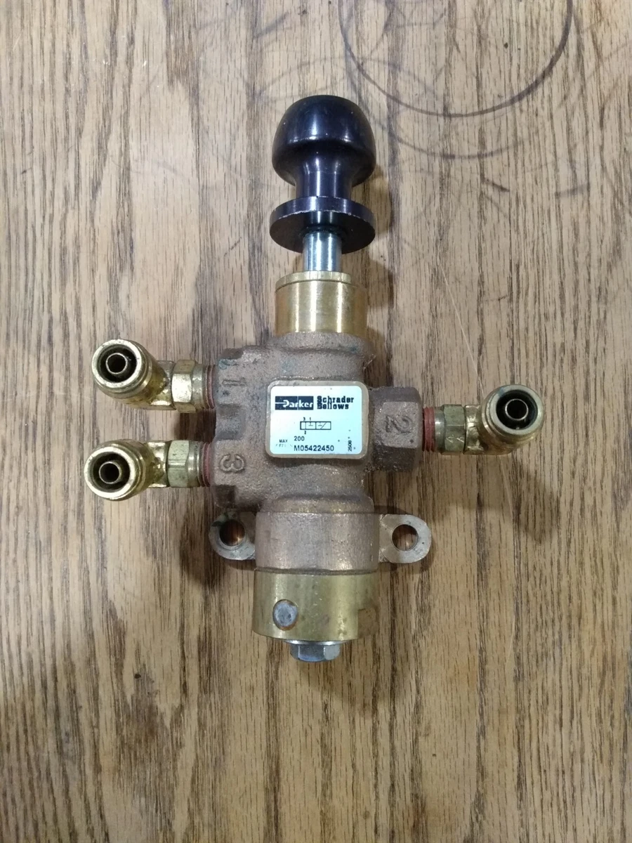 PARKER SCHRADER BELLOWS VALVE MO5422450 NEW NO BOX #2 | eBay 