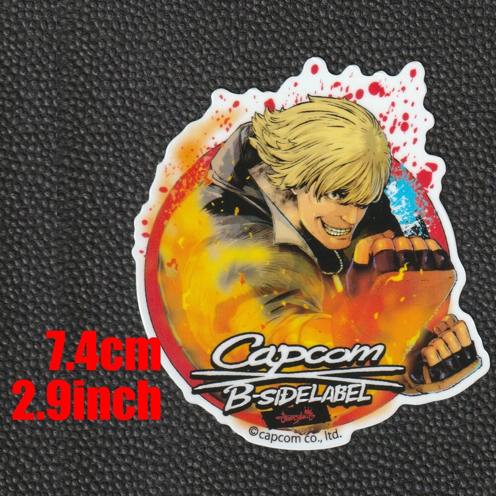 CAPCOM x B-Side Label Sticker Ken Street Fighter 6 SF6 Japanese
