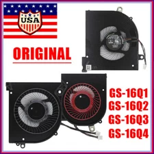 Original CPU GPU Cooling Fan For MSI GS65 MS-16Q1 MS-16Q2 MS-16Q3 MS-16Q4 GS65VR