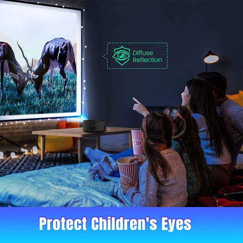 Mini proyector inalámbrico 1080P 3D LED WiFi video película cine en casa cine HDMI - Imagen 42 de 64