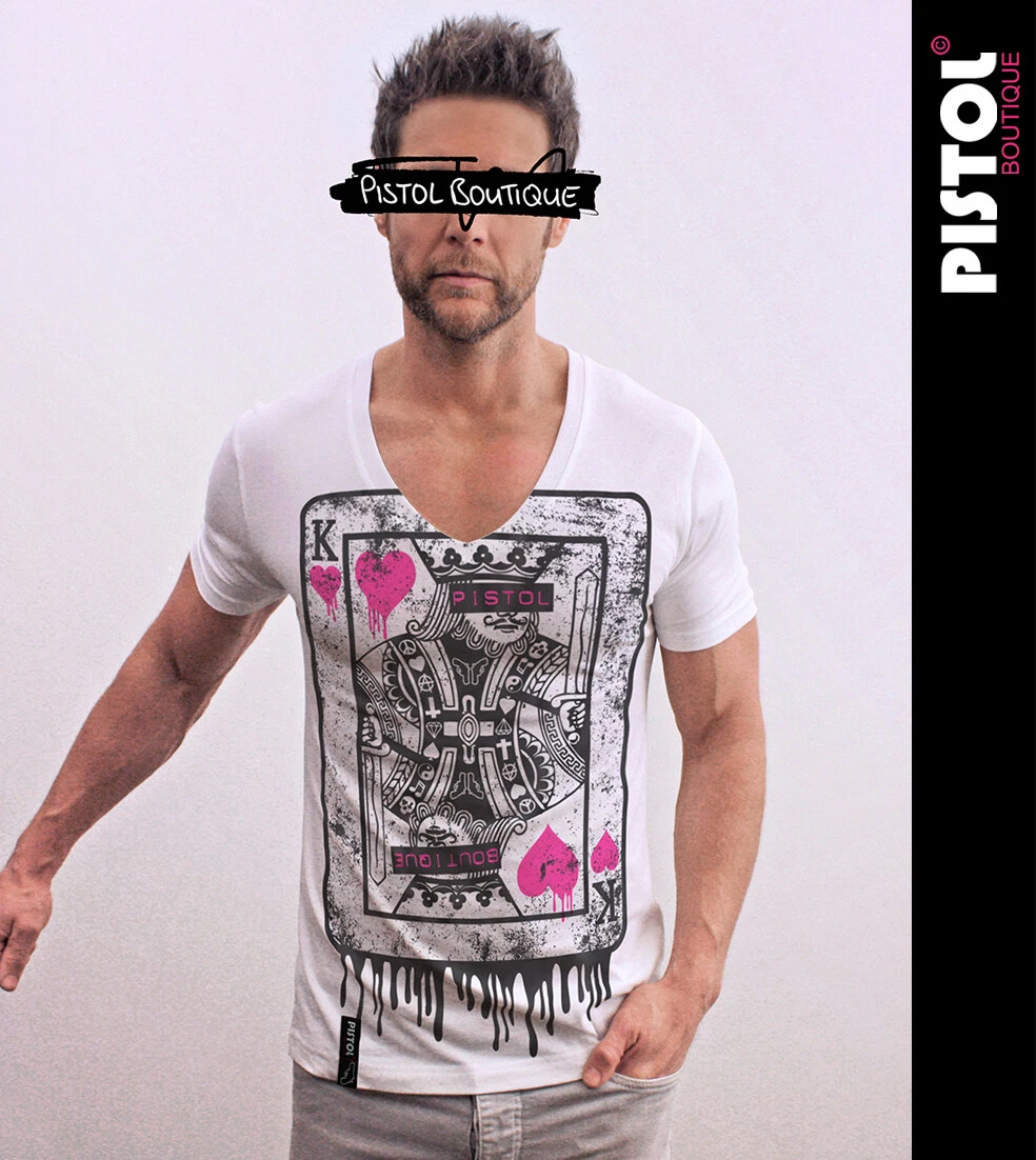 ReRock Young & Rich - Maglia a maniche lunghe da uomo, 10 colori, con