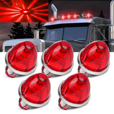1-5X 12V 24V LKW LED Wassermelone Leuchten Rot Seitenmarkierung Umrissleuchte