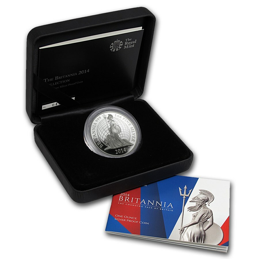 1 oz 2014 UK Britannia Silver Coin 銀貨 2014 Silver Britannias Online - 1 oz .999 l JM Bullion™