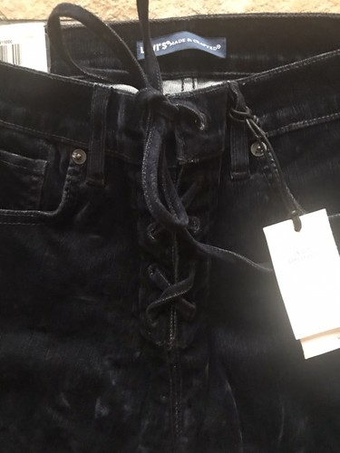 LEVI'S Women’s Black Lace Up Cigarette Jeans Size 27, NWT - Picture 3 of 12