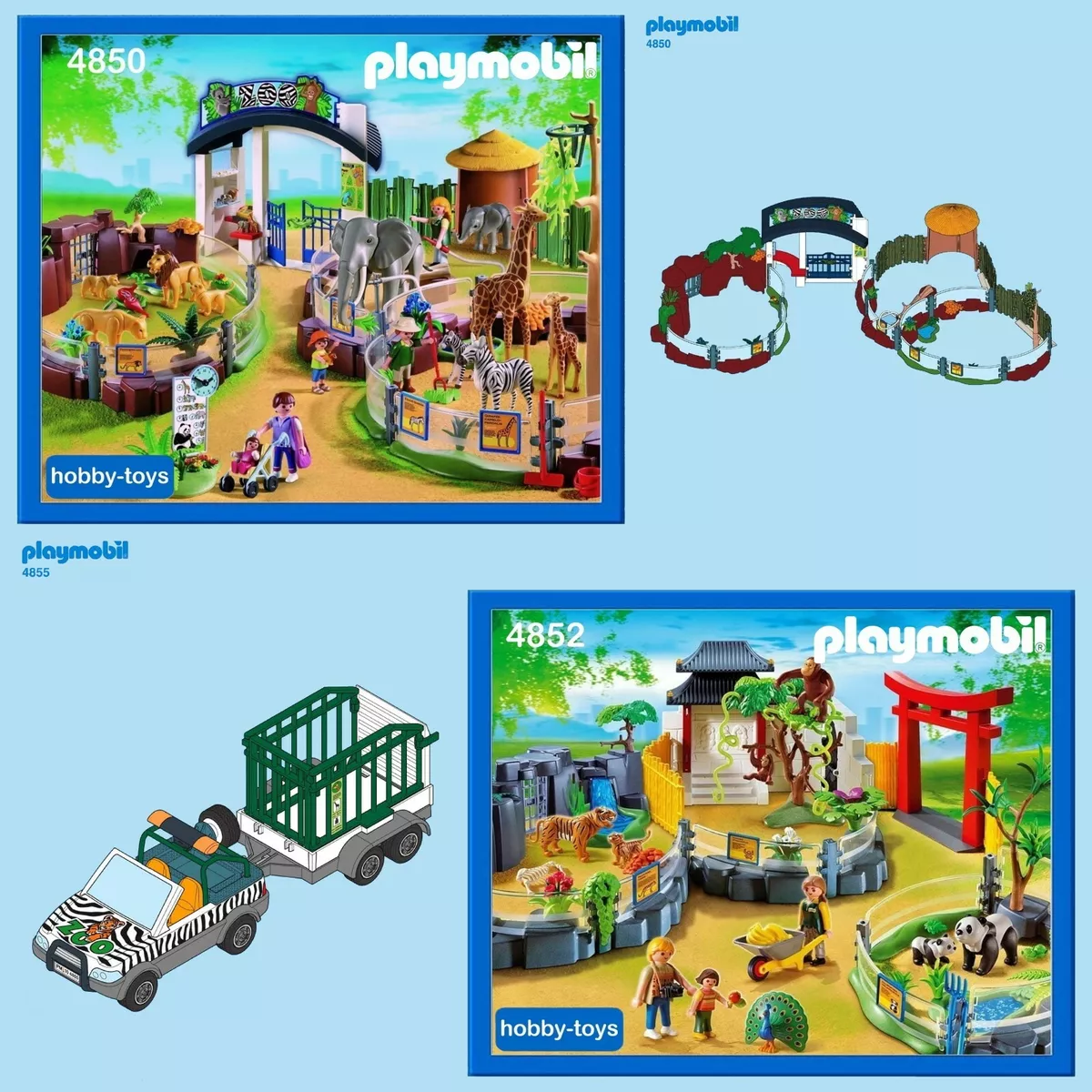 Playmobil ZOO 4850 4852 4853 4854 4855 7476 Spares SPARE PARTS SERVICE