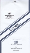 Showgard Stamp Mount Strips For Miniature Sheets 158mm Black 5 Pack Free Post